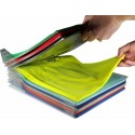 Organizzatore t-shirt organizer ordina magliette armadio valigia viaggi casa 10x
