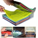 Organizzatore t-shirt organizer ordina magliette armadio valigia viaggi casa 10x