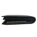Portafoglio uomo NERO carte credito CHARRO banconote antifurto 941292 sicuro