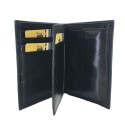 Portafoglio uomo NERO carte credito CHARRO banconote antifurto 944489 lucido