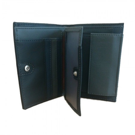 Portafoglio uomo carte di credito portamonete banconote NERO o MARRONE documenti 81006 Angel
