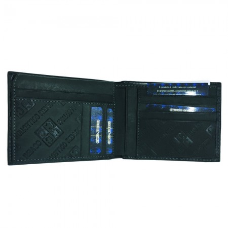 Portafoglio uomo carte di credito NERO banconote documenti 515270 COVERI tessere