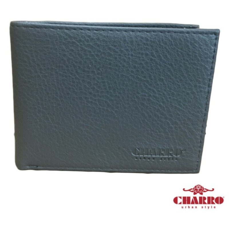 CHARRO Portafoglio uomo NERO o GRIGIO carte credito CHARRO banconot...