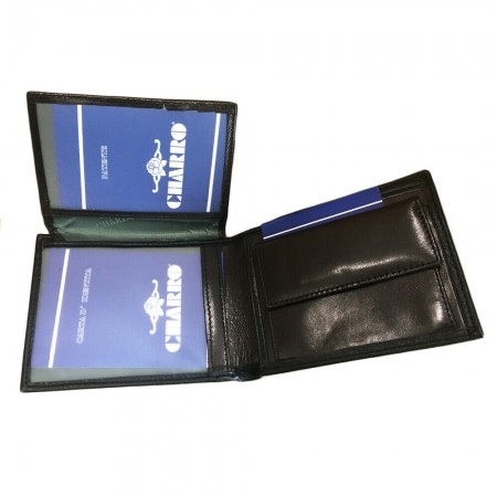 Portafoglio uomo NERO o GRIGIO carte credito CHARRO banconote antifurto 1834250