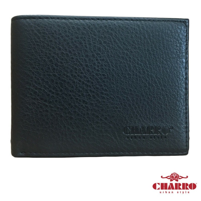 CHARRO Portafoglio uomo NERO GRIGIO carte credito CHARRO 1834292 ba...