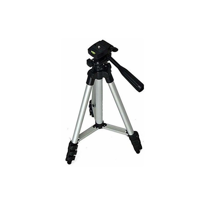 Cavalletto Treppiede fotocamera videocamera alluminino TRIPOD con custodia e livella - 102 CM
