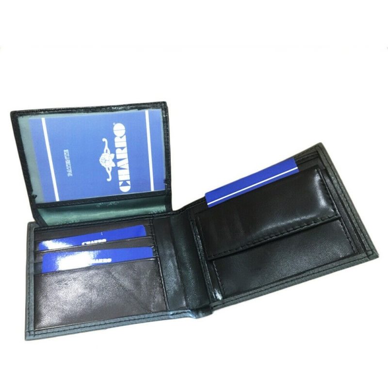 CHARRO Portafoglio uomo NERO GRIGIO carte credito CHARRO 1834292 ba...