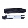 Cavalletto Treppiede fotocamera videocamera alluminino TRIPOD con custodia e livella - 102 CM