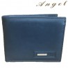 ANGEL Portafoglio uomo NERO BLU carte Angel banconote 81002 tessere...