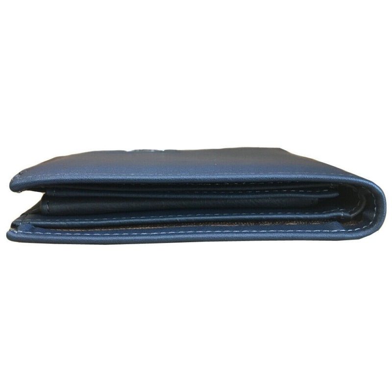 ANGEL Portafoglio uomo NERO BLU carte Angel banconote 81002 tessere...