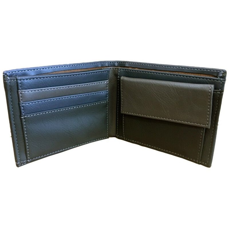 ANGEL Portafoglio uomo NERO BLU carte Angel banconote 81002 tessere...