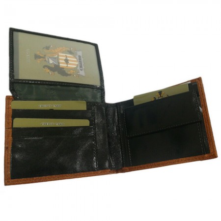 Portafoglio uomo CUOIO carte monete CHARRO banconote antifurto 782292 sicuro