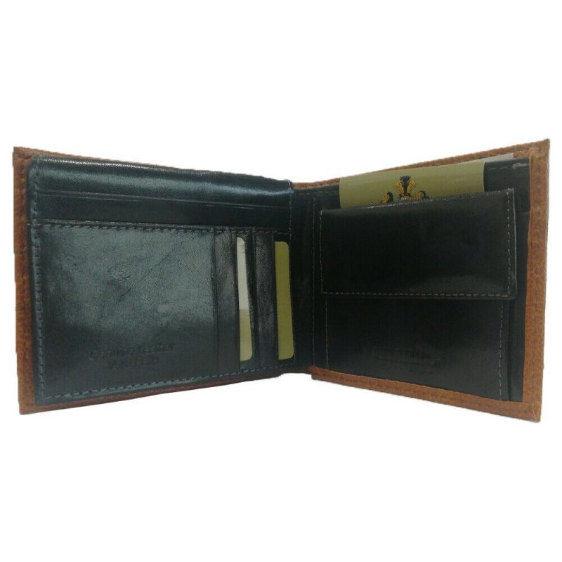 CHARRO Portafoglio uomo CUOIO carte monete CHARRO banconote antifur...