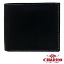 Portafoglio NERO carte di credito portamonete banconote documenti 601004 CHARRO
