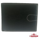 Portafoglio uomo NERO carte monete CHARRO banconote documenti 942250 vera pelle