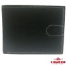 CHARRO Portafoglio uomo NERO carte monete CHARRO banconote document...