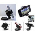 SUPPORTO PER AUTO A VENTOSA ORIENTABILE 360° UNIVERSALE samsung, htc, apple, nokia, sony, lg