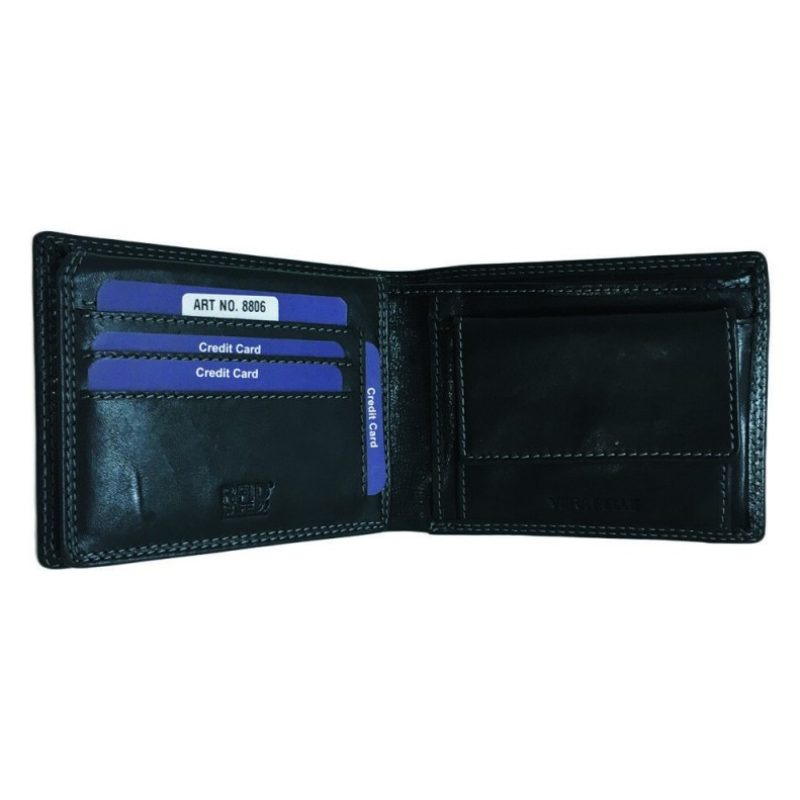 COVERI COLLECTION Portafoglio uomo NERO o MARRONE carte COVERI banc...