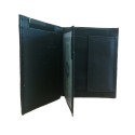 Portafoglio uomo NERO carte tessere portamonete banconote documenti 8105 Angel