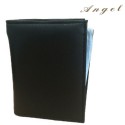 Portafoglio uomo NERO carte tessere portamonete banconote documenti 8105 Angel
