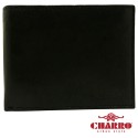 Portafoglio NERO carte credito portamonete banconote documenti 878288 CHARRO