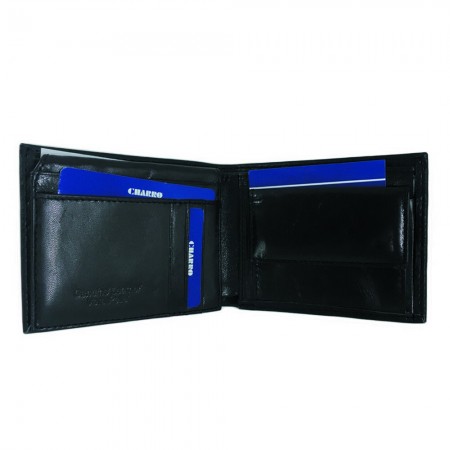 Portafoglio NERO carte di credito portamonete banconote documenti 1834992 CHARRO
