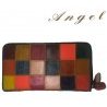 ANGEL Portafoglio DONNA 8078 fantasia a QUADRI multicolore tessere ...