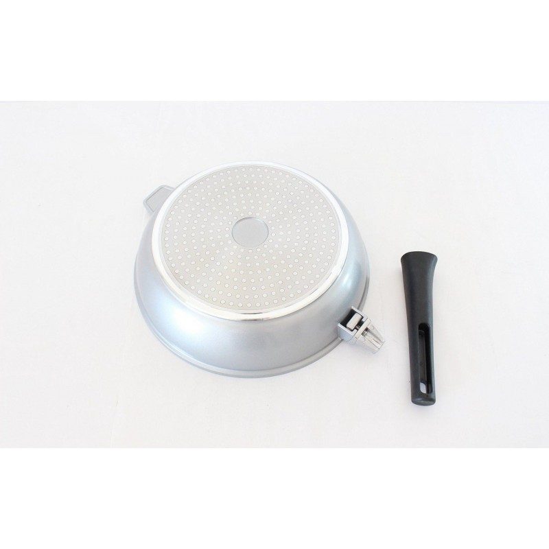 PADELLA BLU VISTO IN TV.PADELLA VULCANICA ALTA STONE 28 CM RIVESTIMENTO PIETRA, ANTIADERENTE E ANTIGRAFFIO