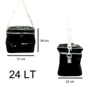 Borsa termica 12 24 lt frigo campeggio lavoro cibo freddo isolante gita colorato
