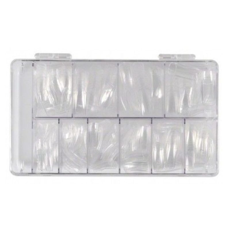 DOBO 500 Tips unghie finte nail art ricostruzione colore trasparent...