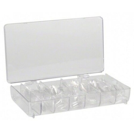 500 Tips unghie finte nail art ricostruzione colore trasparente gel UV manicure tip