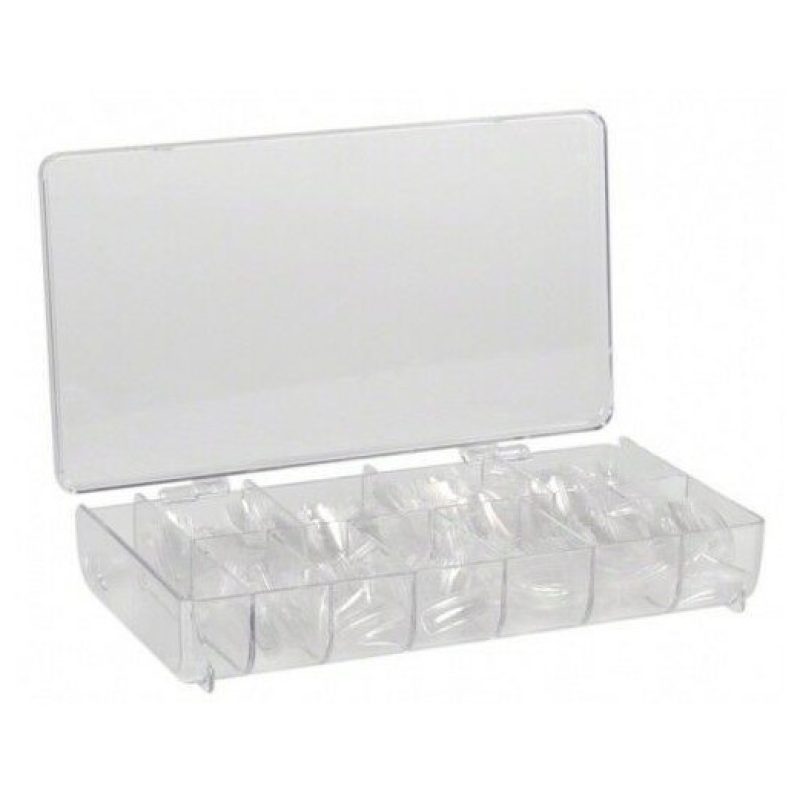DOBO 500 Tips unghie finte nail art ricostruzione colore trasparent...