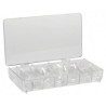DOBO 500 Tips unghie finte nail art ricostruzione colore trasparent...