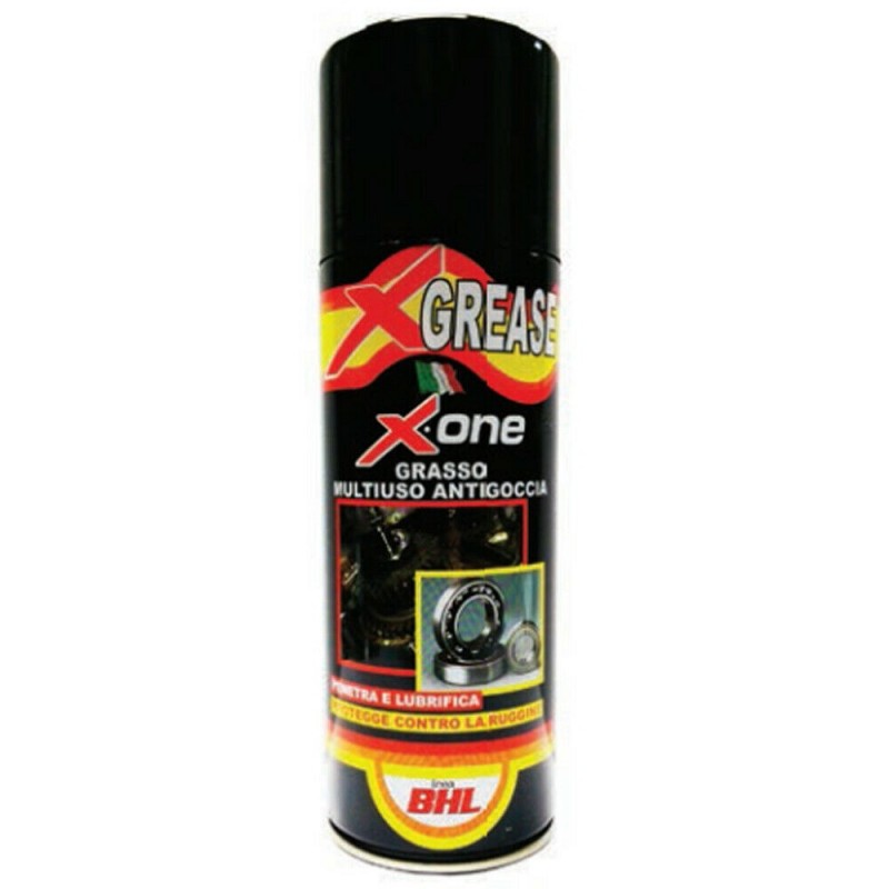 Grasso spray multiuso anti goccia 400ml manutenzione auto lubrificante XONE