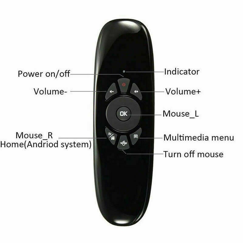 Generico Telecomando tastiera wireless per PC android smart tv comp...