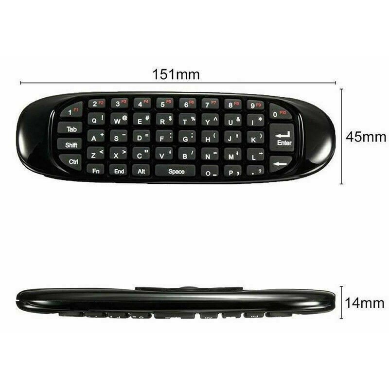 Generico Telecomando tastiera wireless per PC android smart tv comp...