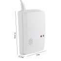 Rilevatore sensore Gas GPL casa sicurezza lavoro allarme suono aria presa 220
