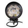 Faro di profondità da lavoro LED proiettore luce anabbagliante capote faretto offroad Truck Jeep Auto Barca Suv (27W Rotondo)