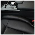Coppia cuscini salva spazio auto PU sedili oggetti spugna elastica pelle tunnel