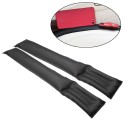 Coppia cuscini salva spazio auto PU sedili oggetti spugna elastica pelle tunnel