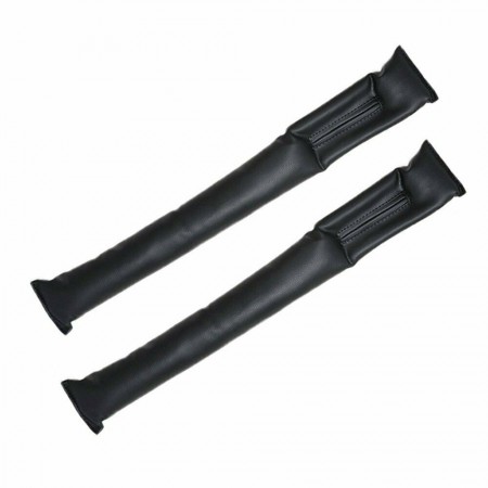 Coppia cuscini salva spazio auto PU sedili oggetti spugna elastica pelle tunnel