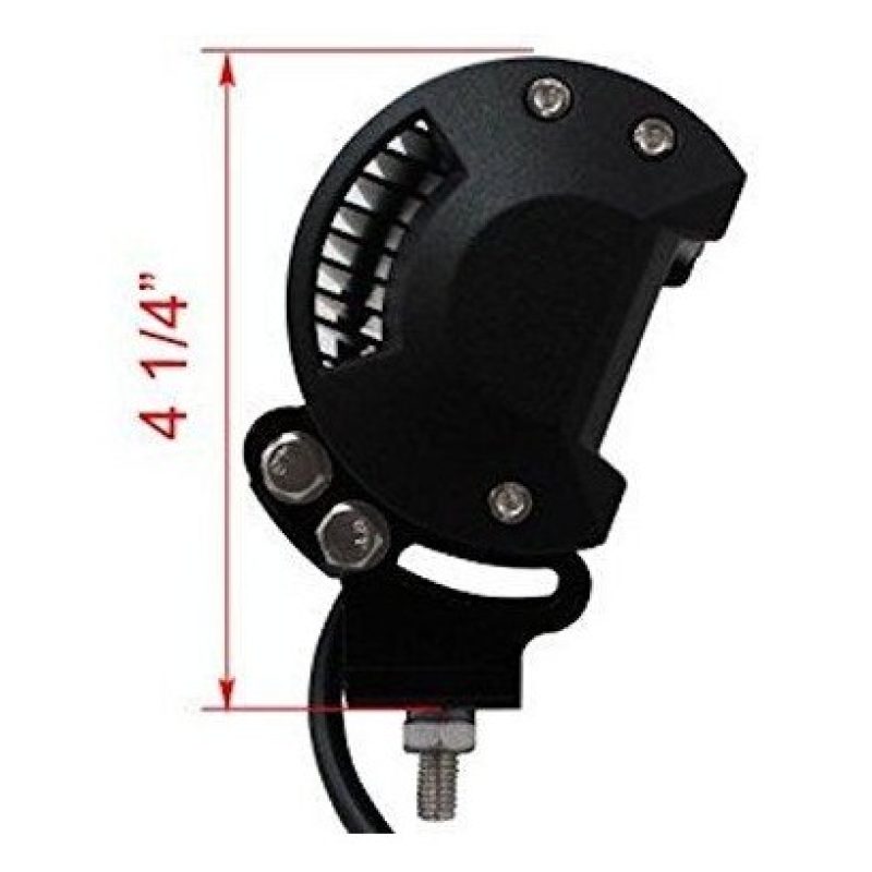 Faro di profondità da lavoro LED proiettore luce anabbagliante capote faretto offroad Truck Jeep Auto Barca Suv (18W Ovale)