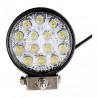 Faro di profondità da lavoro LED proiettore luce anabbagliante capote faretto offroad Truck Jeep Auto Barca Suv (42W Rotodno)