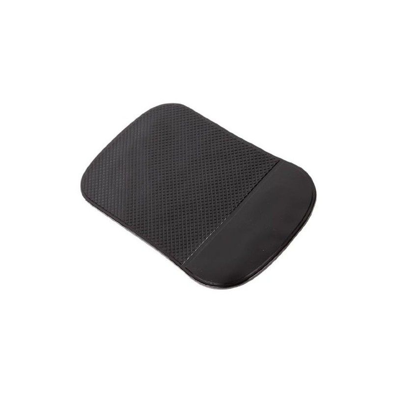 Tappetino in silicone nero antiscivolo adesivo per cruscotto porta reggi oggetti per cellulare smartphone mp3