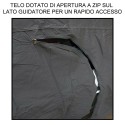 Telo copriauto FELPATO protezione auto intemperie sole pioggia polvere neve TNT