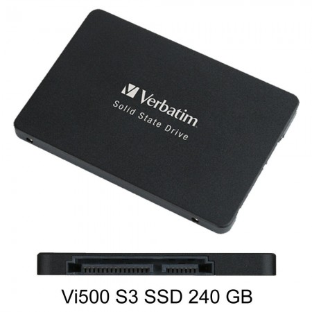 Verbatim Hard disk 240GB SSD S3 2.5" SATA stato solido memoria interna PC laptop