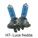 Coppia lampade lampadine Alogene auto H7 12V 55W colore luce BIANCA fari HID