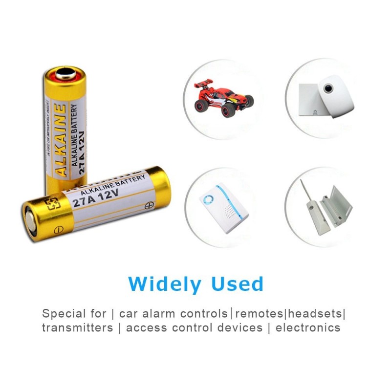 Set pila batterie batteria 27A 27 A LR27A MN27 G27A 12V RICAMBIO TE...