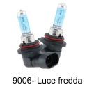 Coppia lampade lampadine Alogene auto 9006 12V 100W colore luce BIANCA fari HID