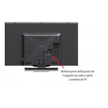 Staffa porta TV monitor 14" a 46" pollici supporto a parete per televisori plasma LCD con braccio estensibile max 50KG